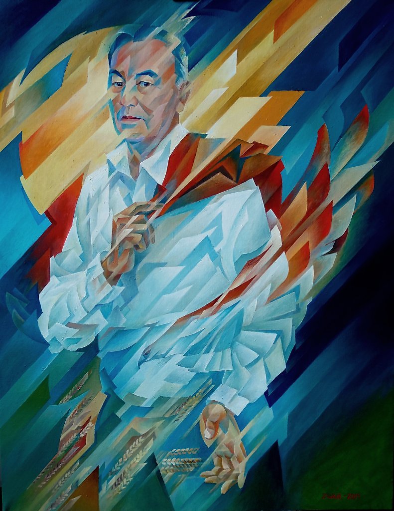 Казахстан живопись портреты