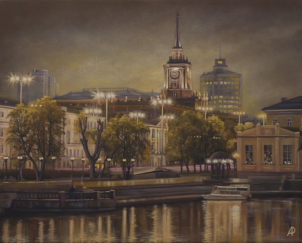 Картина Екатеринбург Плотинка