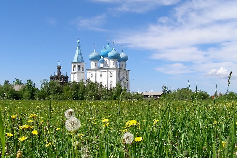 Заостровье Архангельск деревянный храм