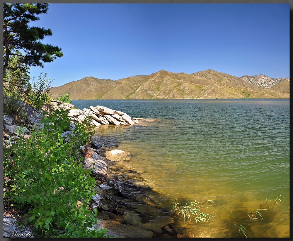 Водохранилище казахстана фото