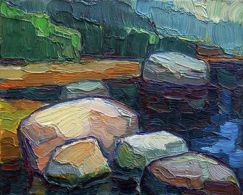 Painting stones. Живопись на камнях. Камни, валуны в живописи. Скалы камни живопись. Камни в картинах художников.