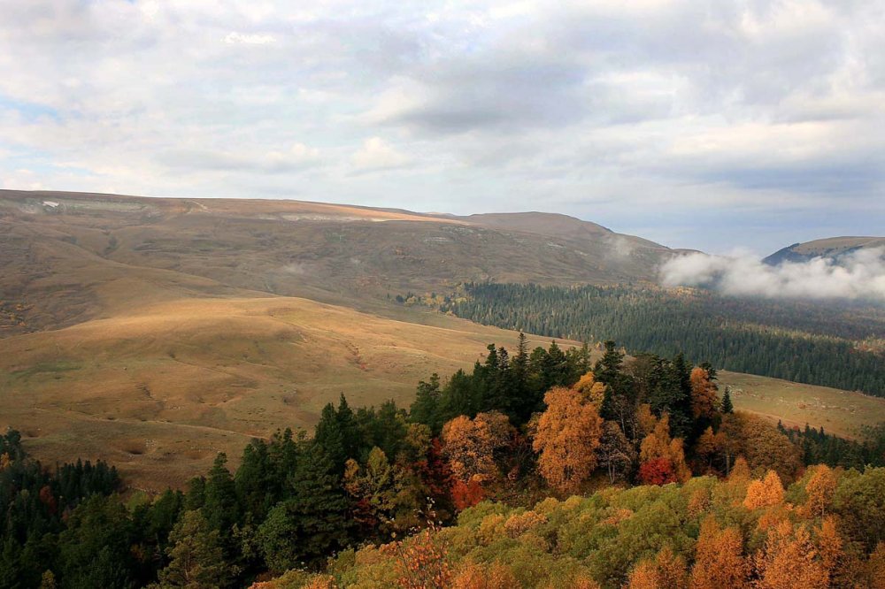 Плато Лаго Наки в октябре