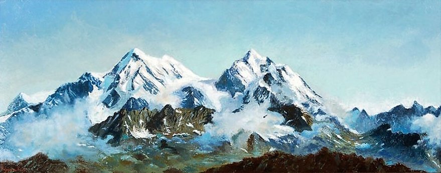 Картина гора Everest