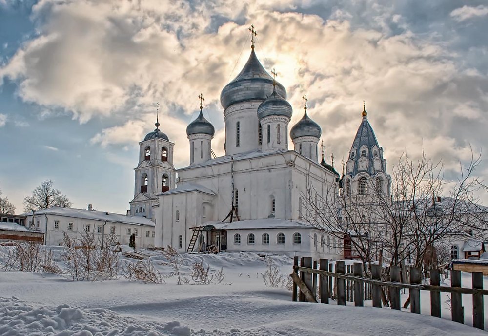 Переславль Залесский Никольский монастырь зимой