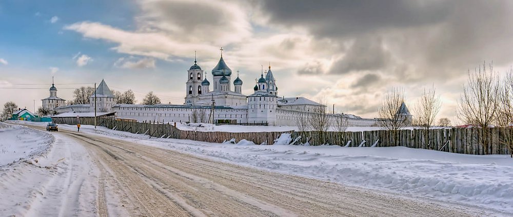 Горицкий монастырь Переславль Залесский зимой