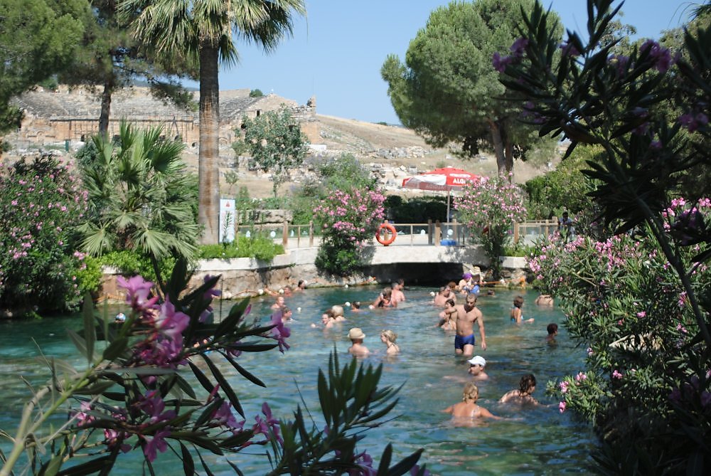 Турция фото бассейн клеопатры
