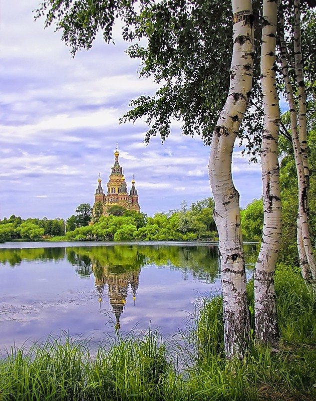 Картины церкви и храмы на природе