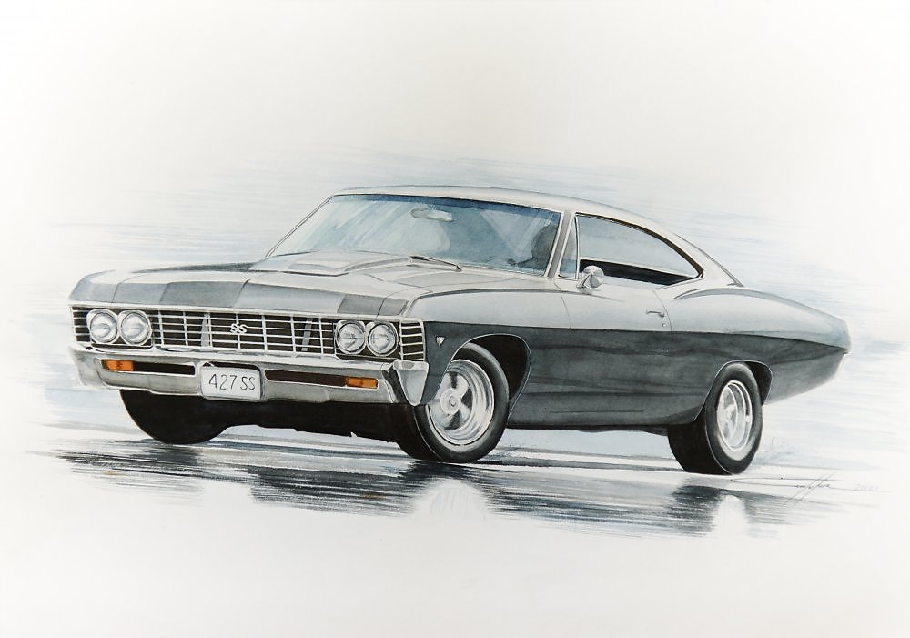 Chevrolet impala 1967 чертеж