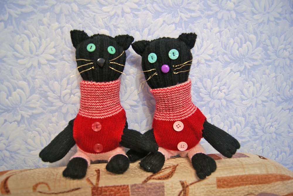 Кошки из носков