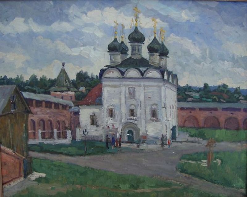 Зарайский кремль рисунок