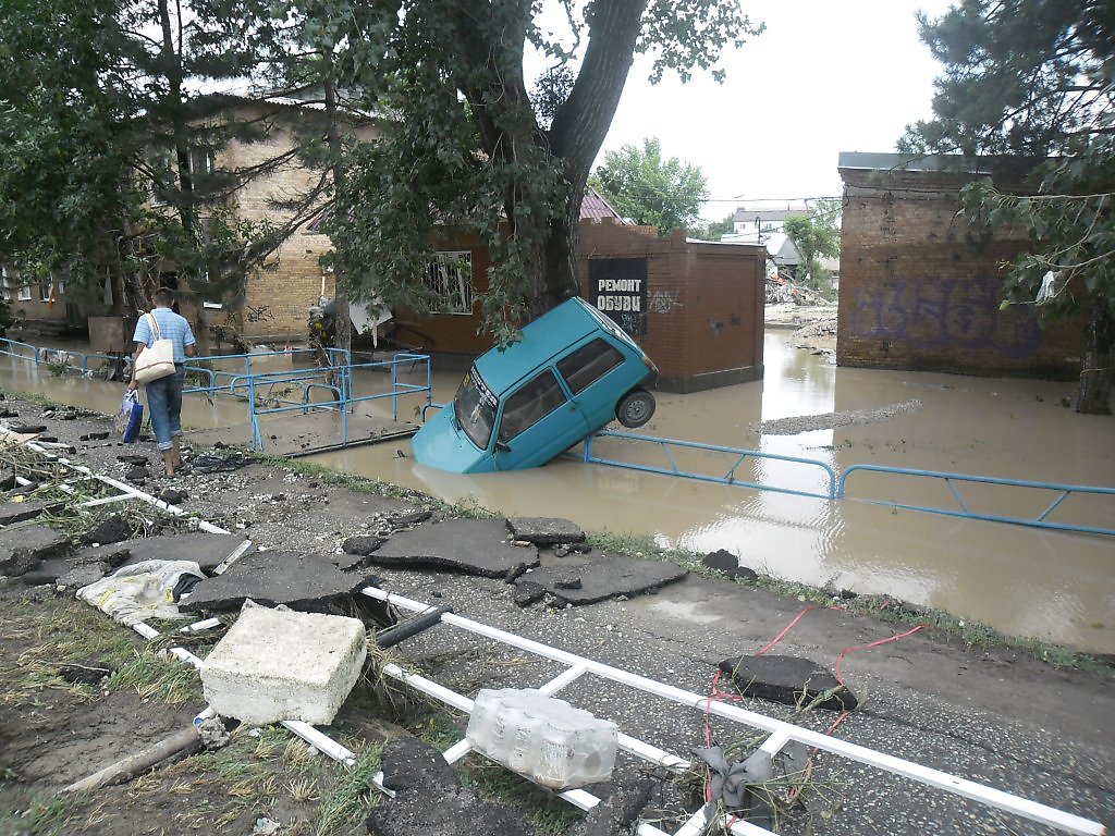 Крымск затопление фото