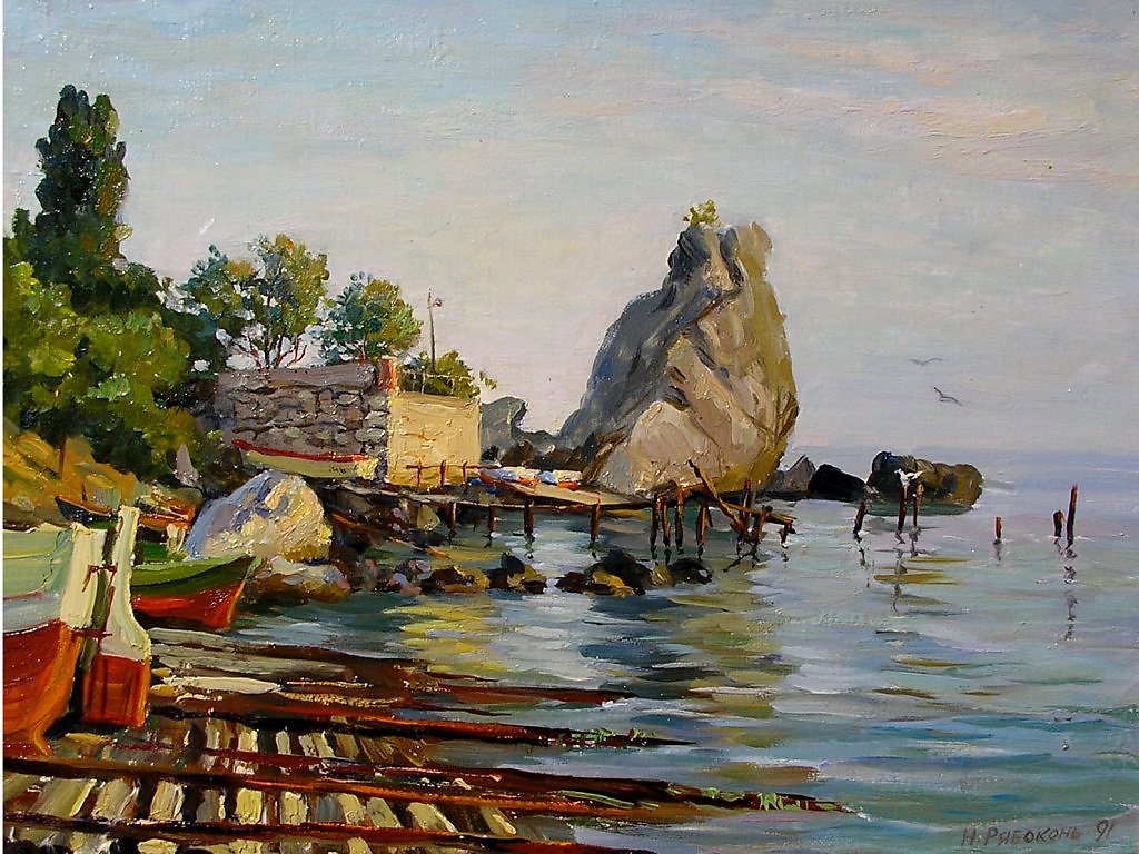 Картина коровина алупка