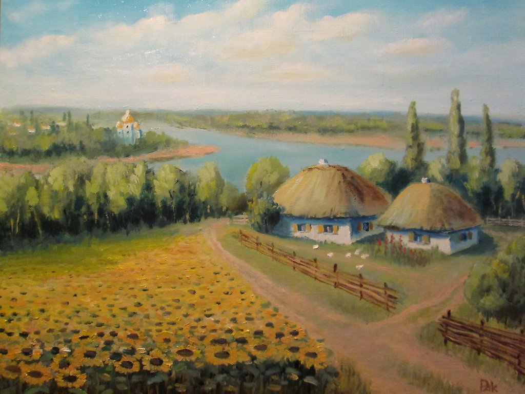 Рисунок казачий хутор