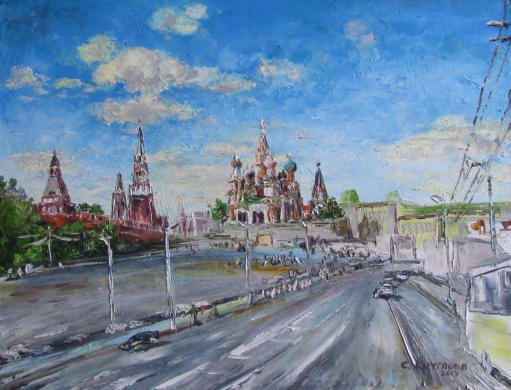 Москворецкий мост картина коровина