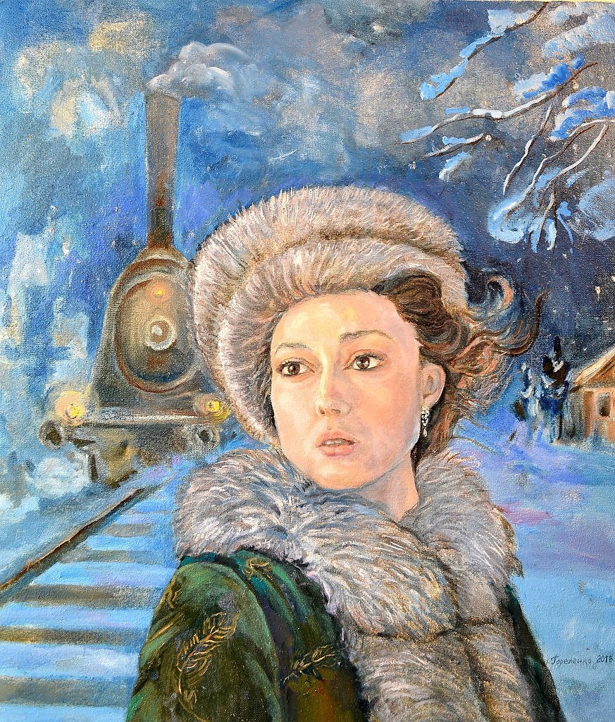 Анна каренина рисунок