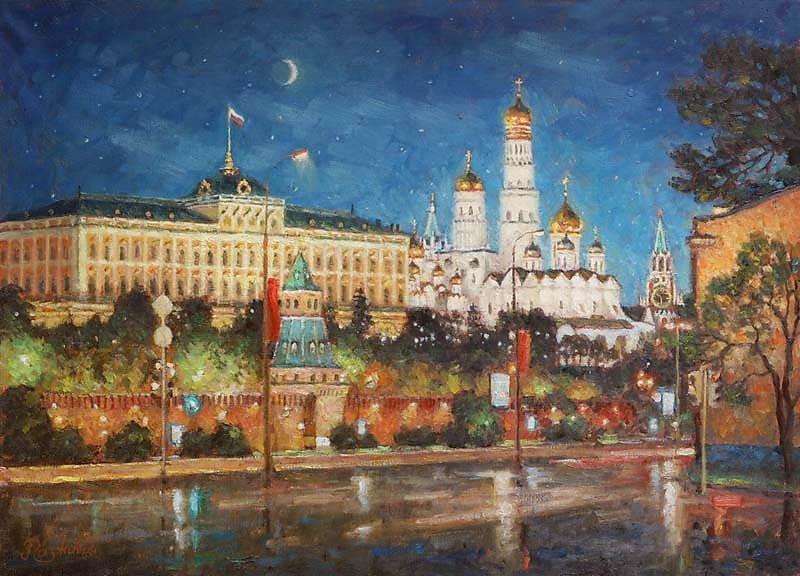 Художник картина москва