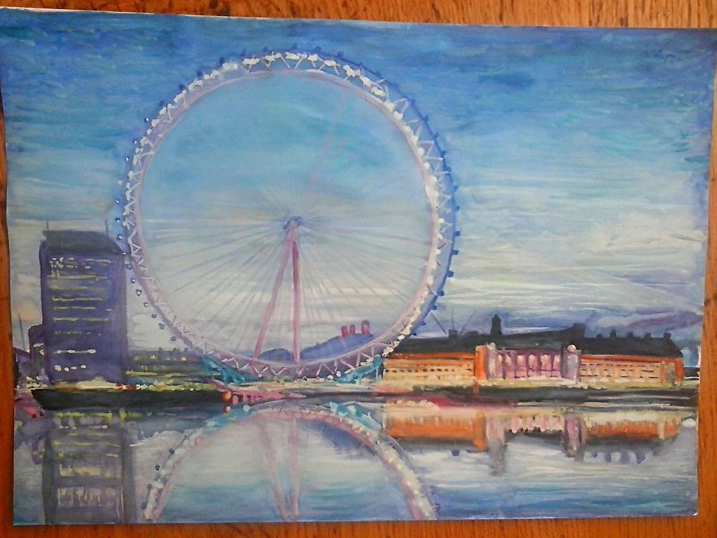 London eye рисунок