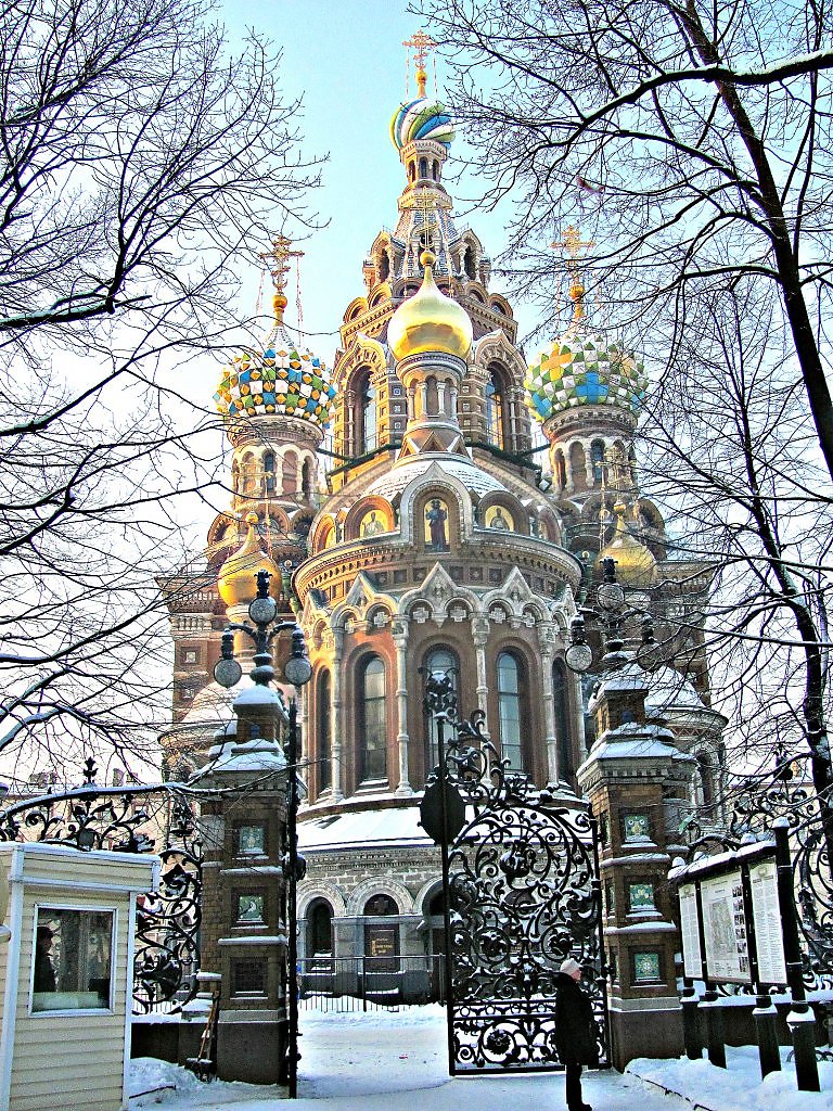 Спас на крови зимой в санкт петербурге