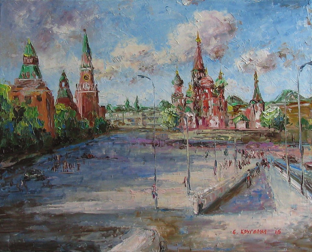 Картина московский кремль. Художник Кольцов Александр, Москва,Кремль. Московская Кремль картина Башин. Кремль картина маслом. Москва красная площадь живопись.