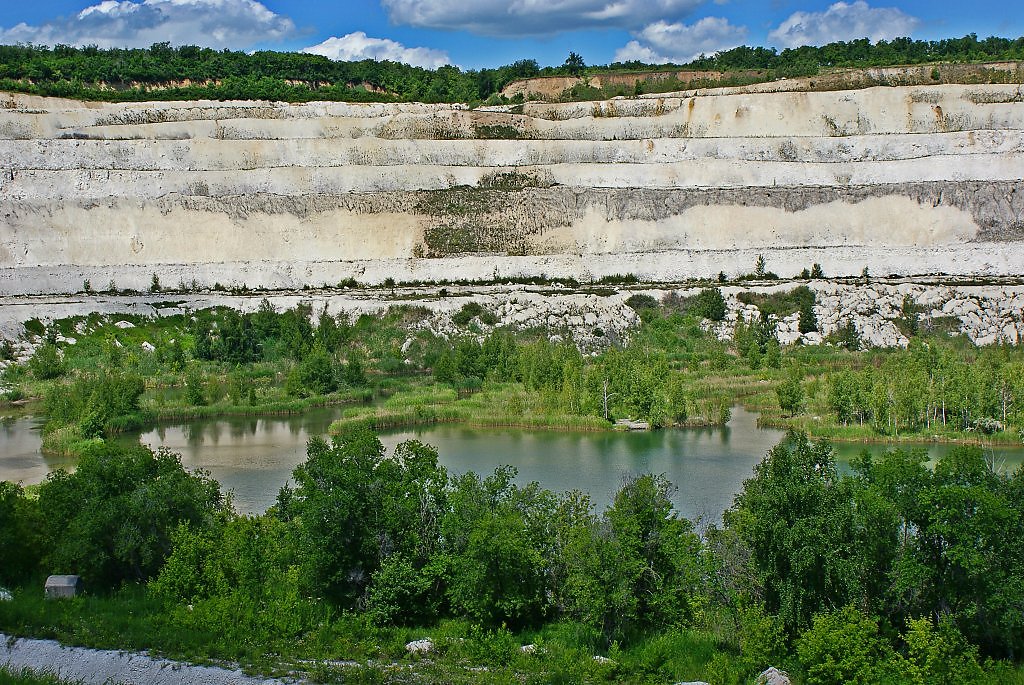 Меловой карьер в вольске фото