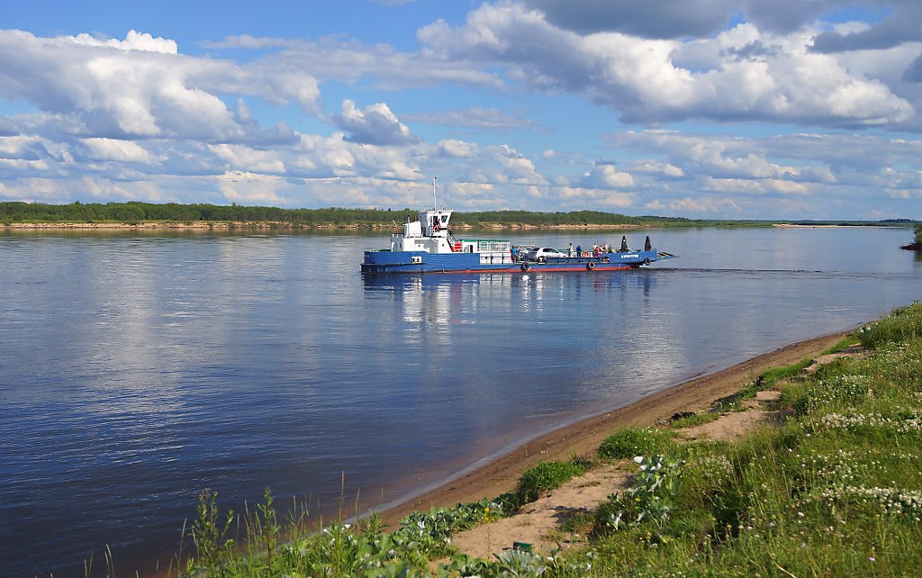 Холмогоры река Северная Двина