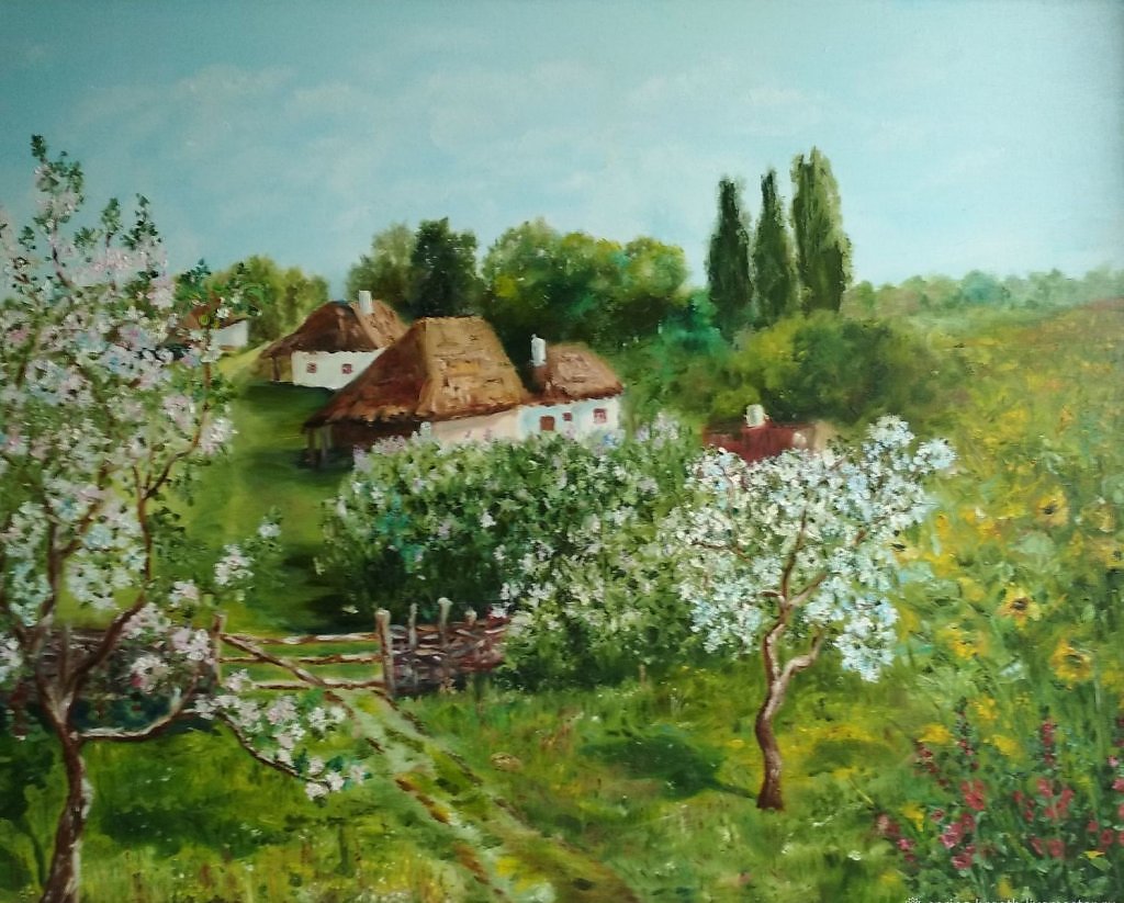 Украинский пейзаж весной