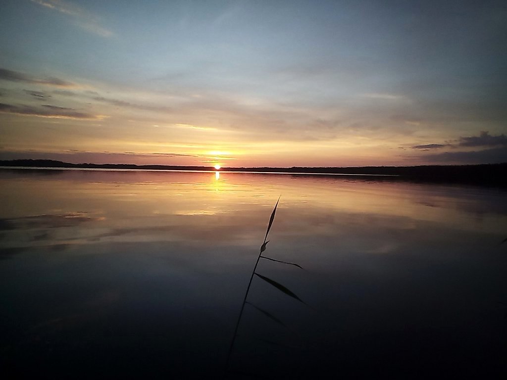 Закат на Сямозере.