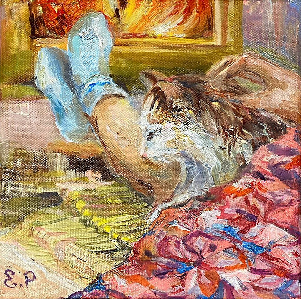 Warm picture. Картины Елены Жуковой. Художник Татьяна Лаврушина. Кошки Елена королёва.